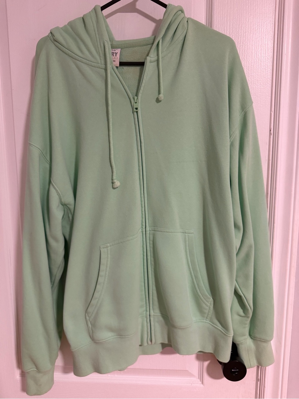 Lime green aritzia zip up